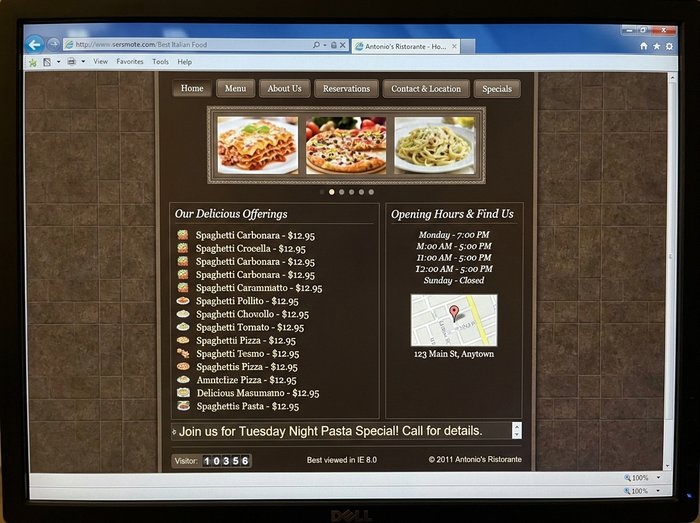 Restaurant in Birmingham before